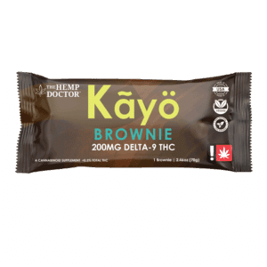 MOCK WEB TRANSPARENT KAYO BROWNIE 200MG SINGLE FRONT