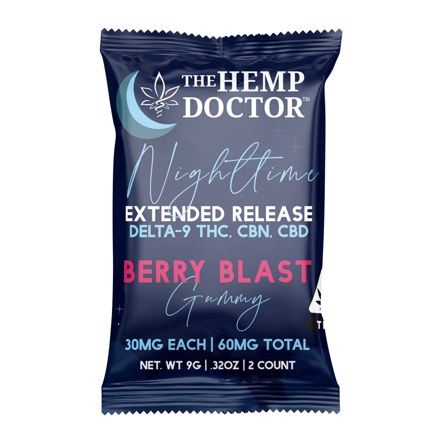 D9/CBD/CBN Nighttime Gummies - The Hemp Doctor