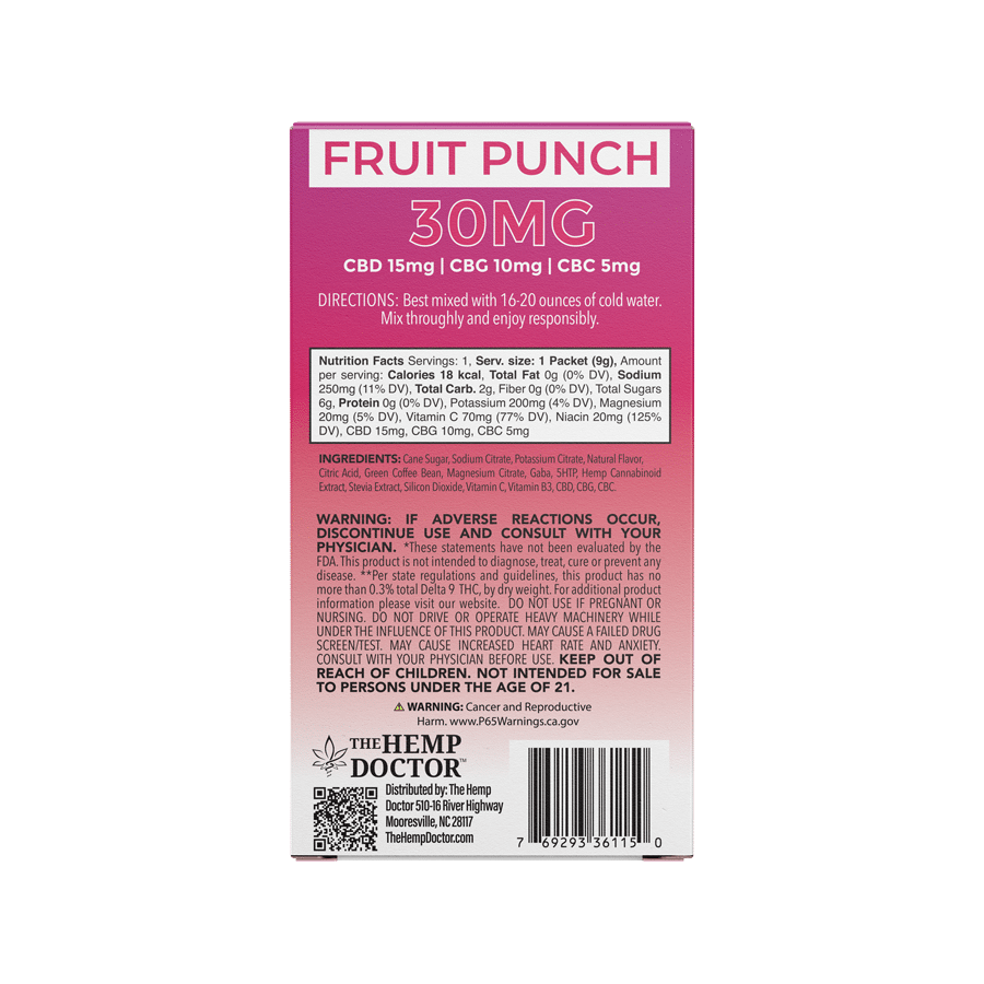 REVIVE | 30mg CBD Drink Mix - The Hemp Doctor
